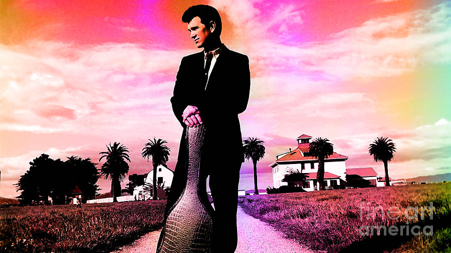 Chris Isaak Mixed Media by Marvin Blaine