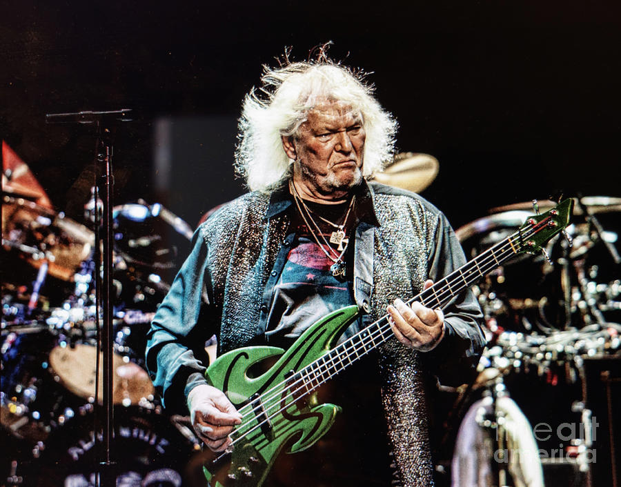 Chris Squire Photograph - CHRIS SQUIRE from YES by Melinda Saminski