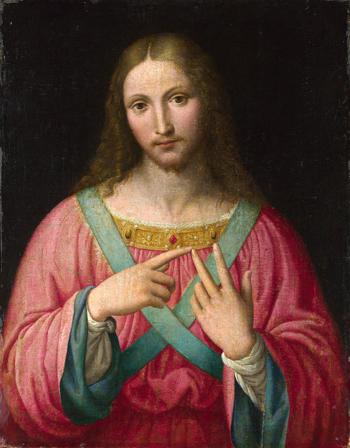 Christ Painting by After Bernardino Luini
