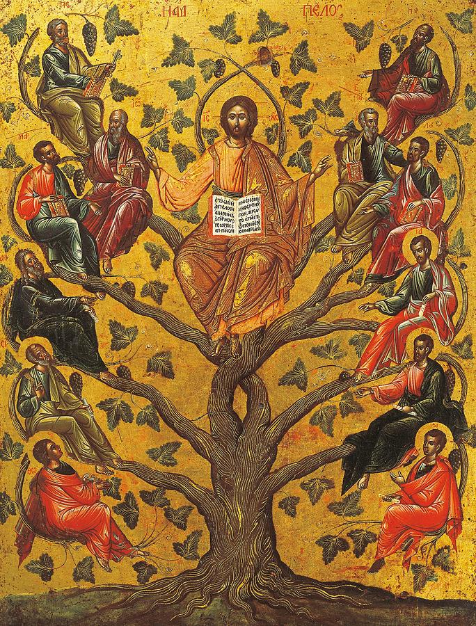 Messiah Painting - Christ And The Apostles by Unknown Messiah Painting - Christ And The Apostles by Unknown