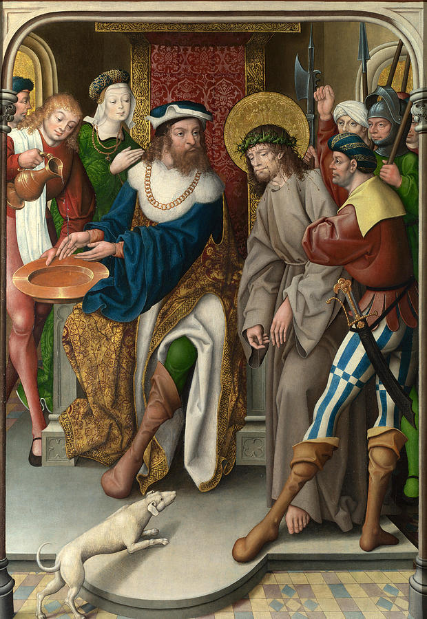 Christ before Pilate Painting by Master of Cappenberg