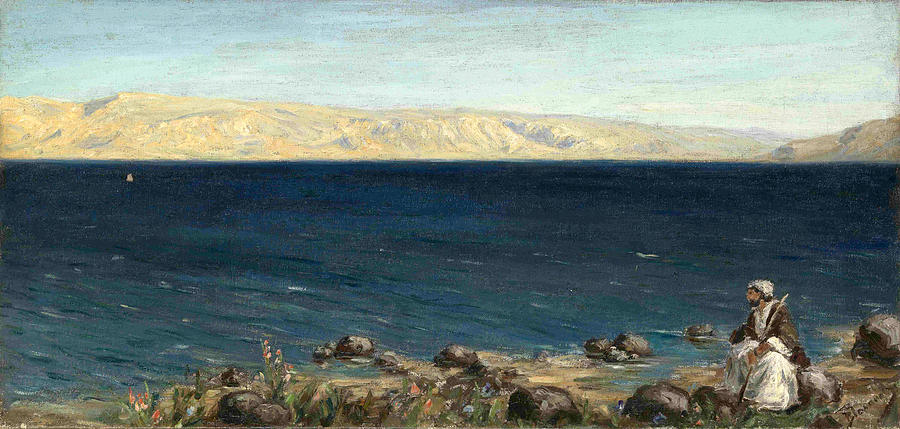 Jesus Christ Painting - Christ by the Sea of Galilee by Vasily Dmitrievich Polenov