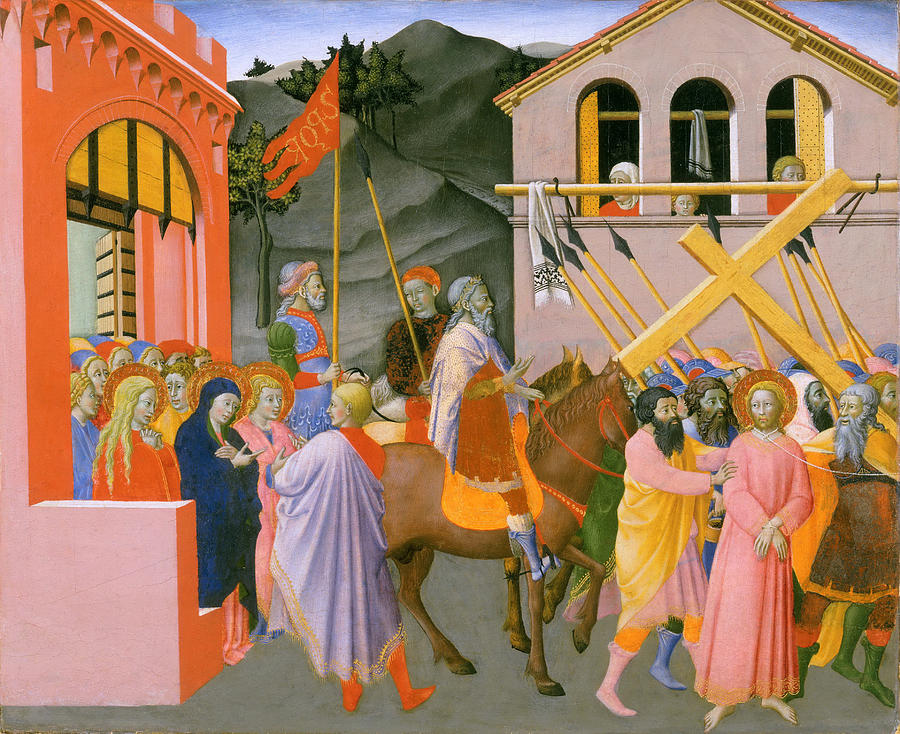Christ Carrying the Cross Painting by Master of the Osservanza