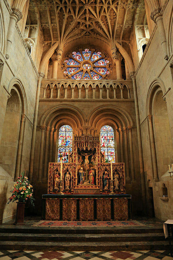 Christ Church Cathedral Altar Photograph by Stephen Stookey