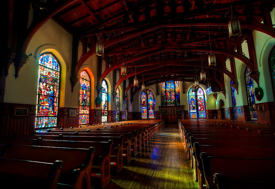 Christ Church Cathedral Houston Tx Hdr Preston Broadfoot 