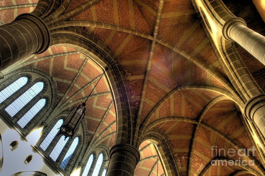 Jesus Christ Photograph - Christ Church Cathedral Roof Detail by Bob Christopher