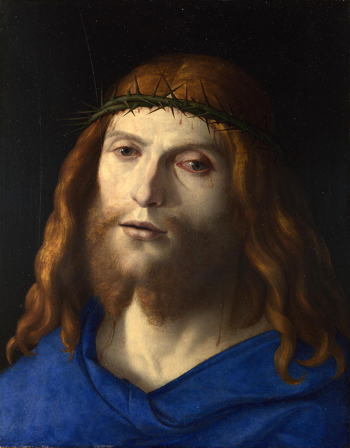 Christ Crowned with Thorns Painting by Giovanni Battista Cima