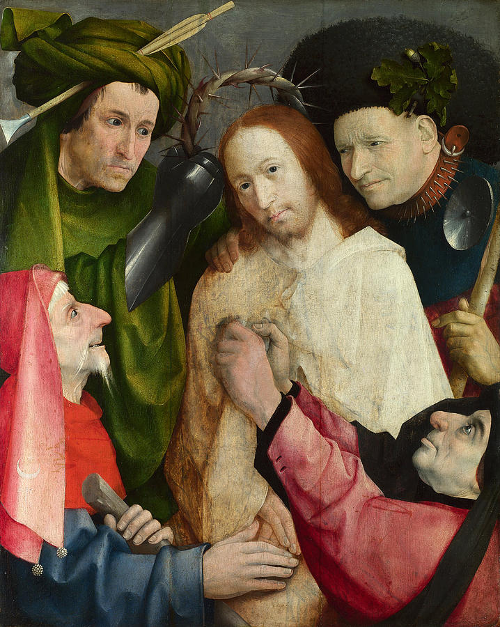 Christ Crowned with Thorns #3 Painting by Hieronymus Bosch