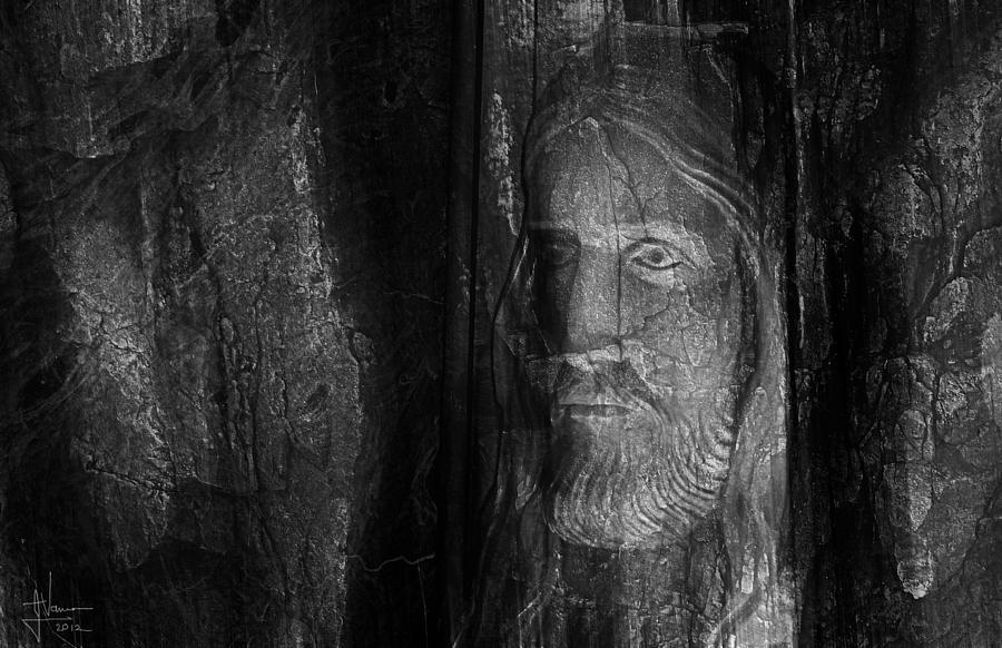 Christ Figure  Photograph by Jim Vance