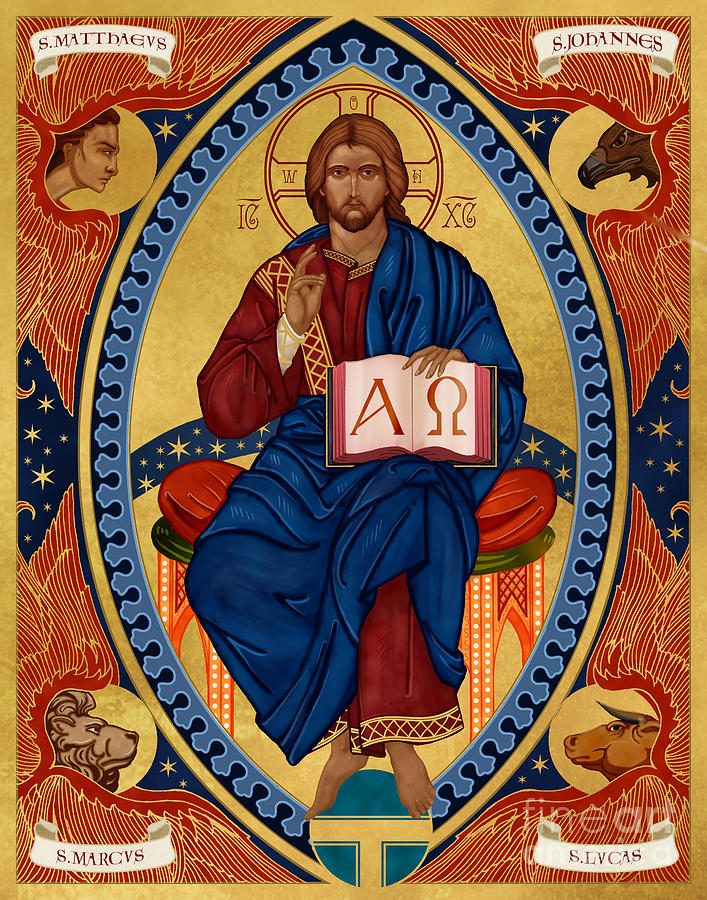 Christ In Majesty Digital Art by Lawrence Klimecki