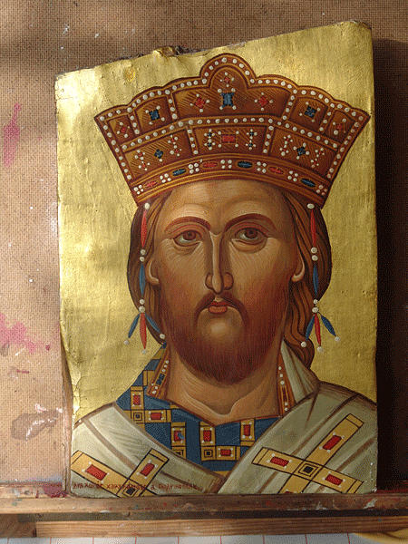 Christ King of Kings and High Priest Painting by Charalampos ...