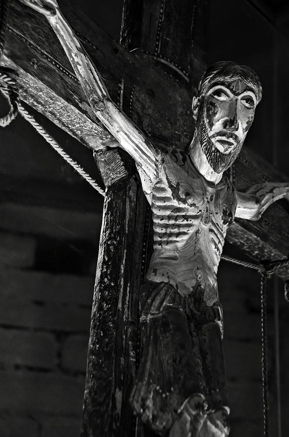 Christ of Salardu - BW Photograph by RicardMN Photography