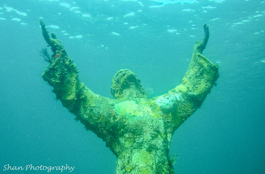 Christ of the Abyss Photograph by Shan Photography