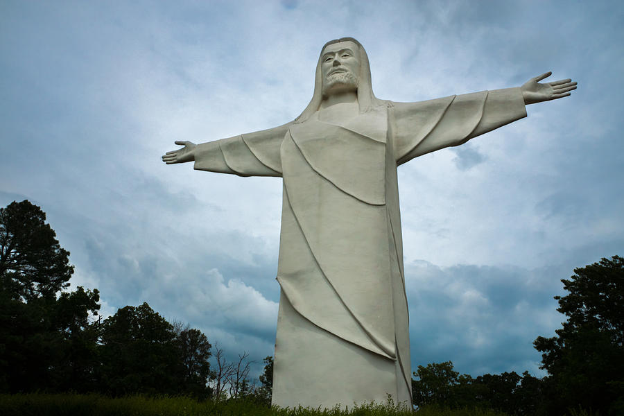 Christ of the Ozarks Photograph by Bill Pevlor