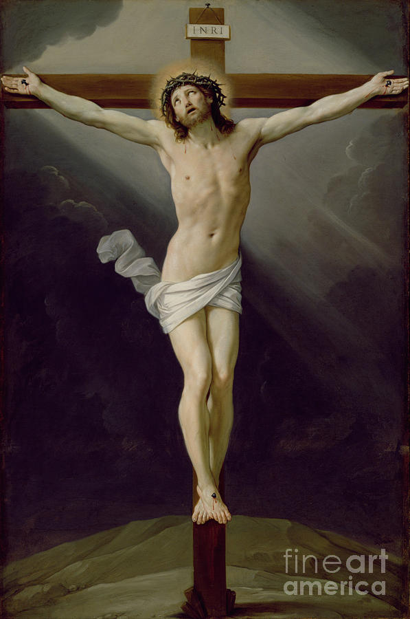 Easter Painting - Christ on the Cross by Guido Reni