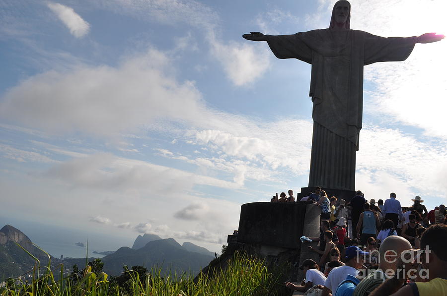 Christ The Redeemer In Rio Photograph