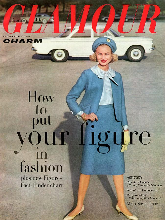 Christa Vogel On The Cover Of Glamour Photograph by Frances Mclaughlin-Gill