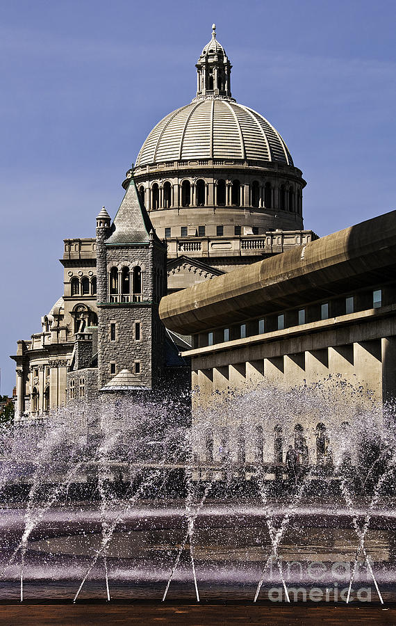 Christian Science Center Boston  Photograph by Phil Cardamone