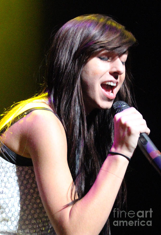 Music Photograph - Christina Grimmie - 5900 by Gary Gingrich Galleries