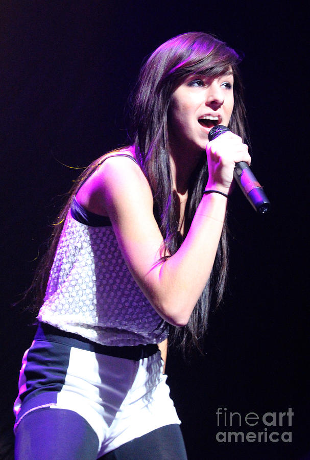 Music Photograph - Christina Grimmie - 5923 by Gary Gingrich Galleries