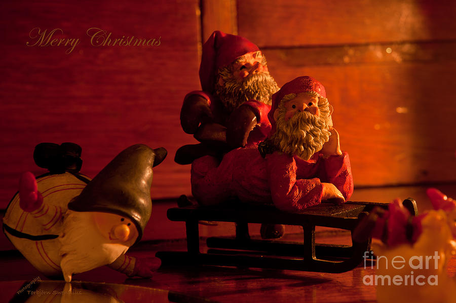 Christmas a leisure time Photograph by Torbjorn Swenelius