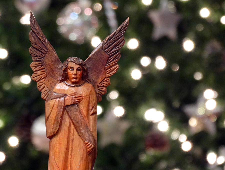 Christmas Angel Photograph by David T Wilkinson