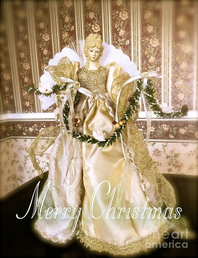 Christmas Angel  Photograph by Nancy Patterson