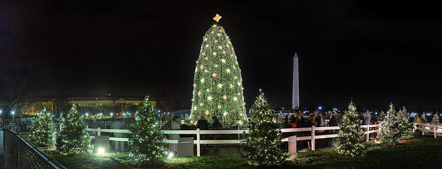 Christmas Photograph - Christmas at the Ellipse - Washington DC - 011310 by DC Photographer