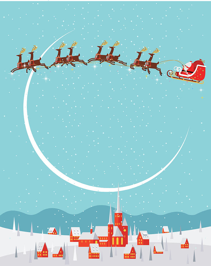 Christmas Background Digital Art by Akindo