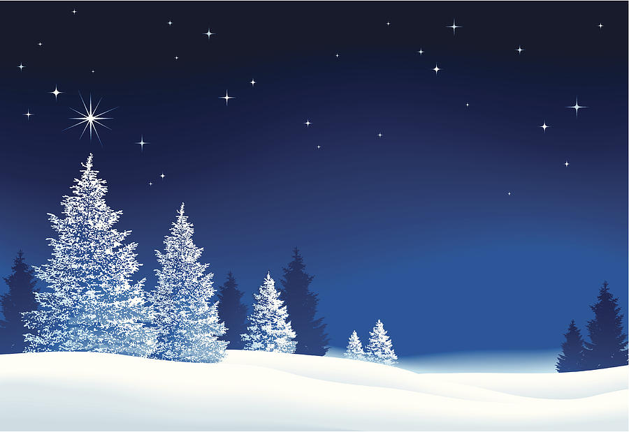 Christmas Background Drawing by Aleksandarvelasevic