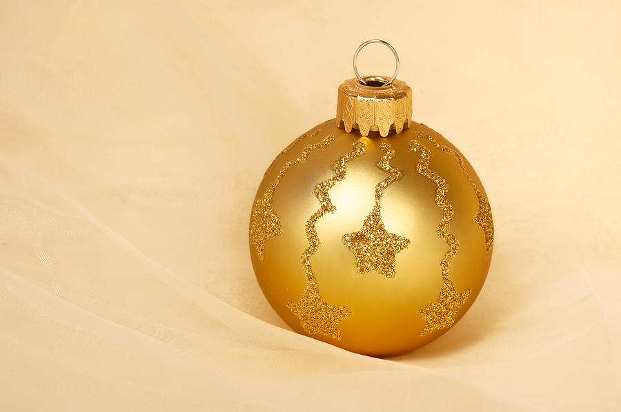 Christmas Photograph - Christmas ball ornament by Matthias Hauser