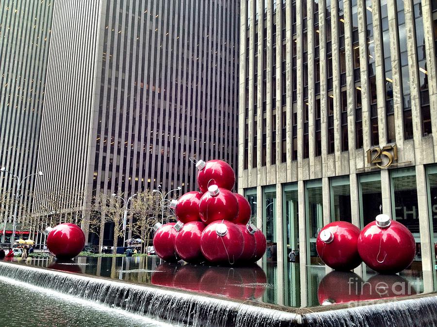Architecture Photograph - Christmas Balls by Donald Groves