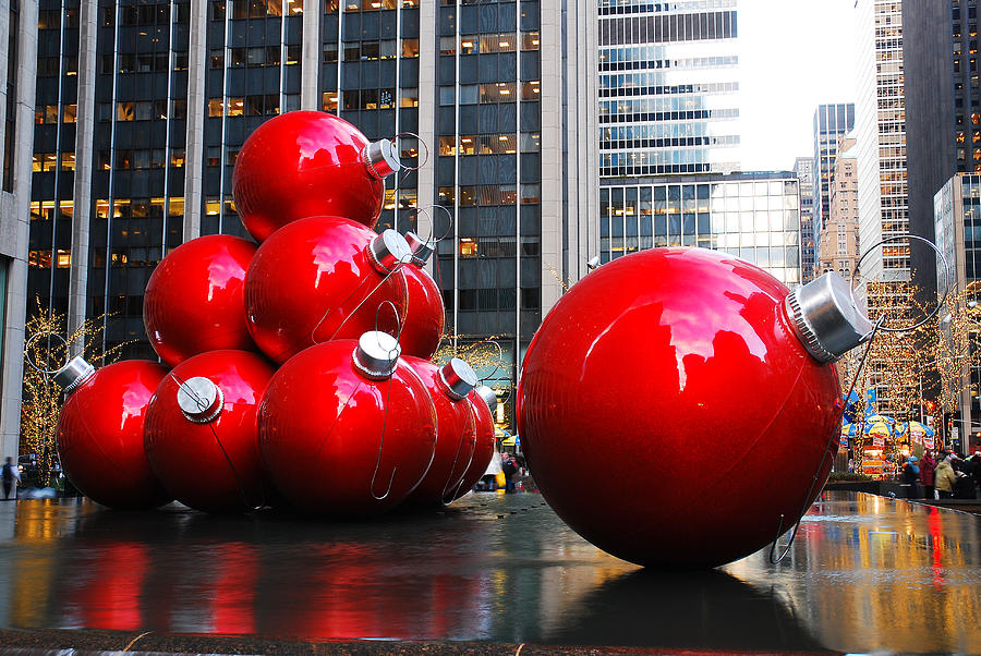 Christmas Balls Photograph by James Kirkikis