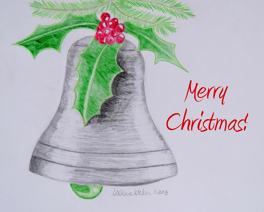 Christmas Bell Digital Art by Melanie Weber