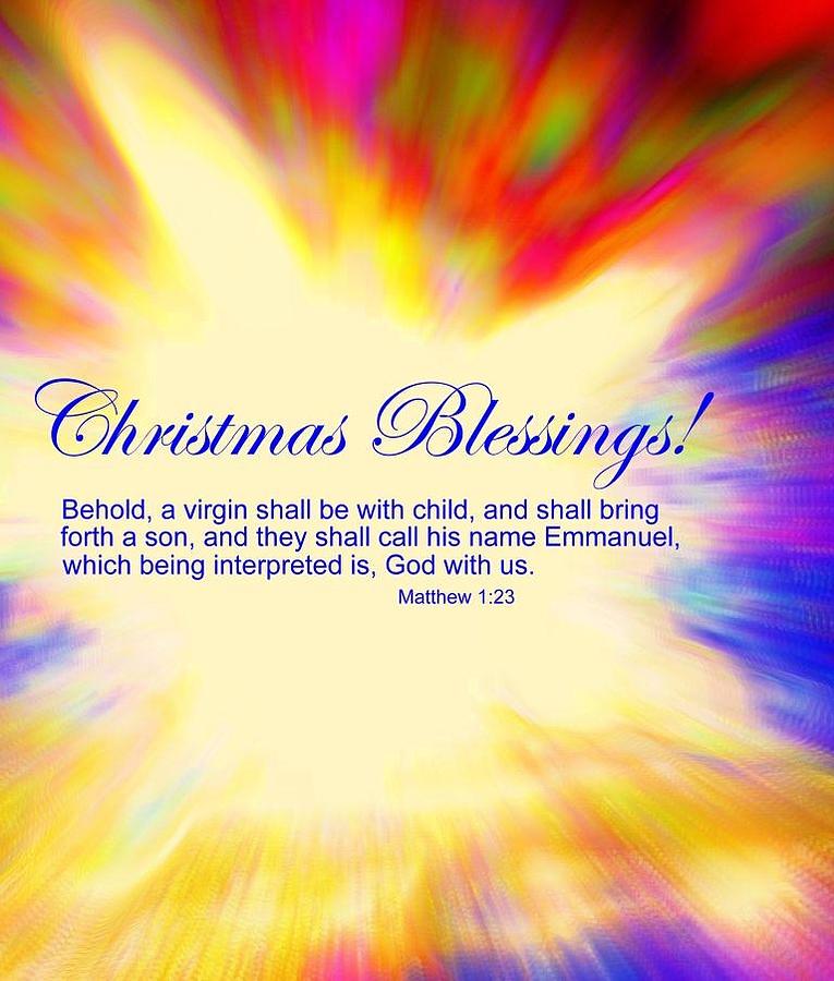 Christmas Blessings Digital Art by Kathleen Luther