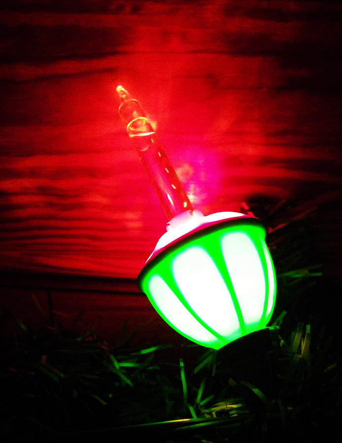 Christmas Bubble Lights Photograph by Sharon Popek