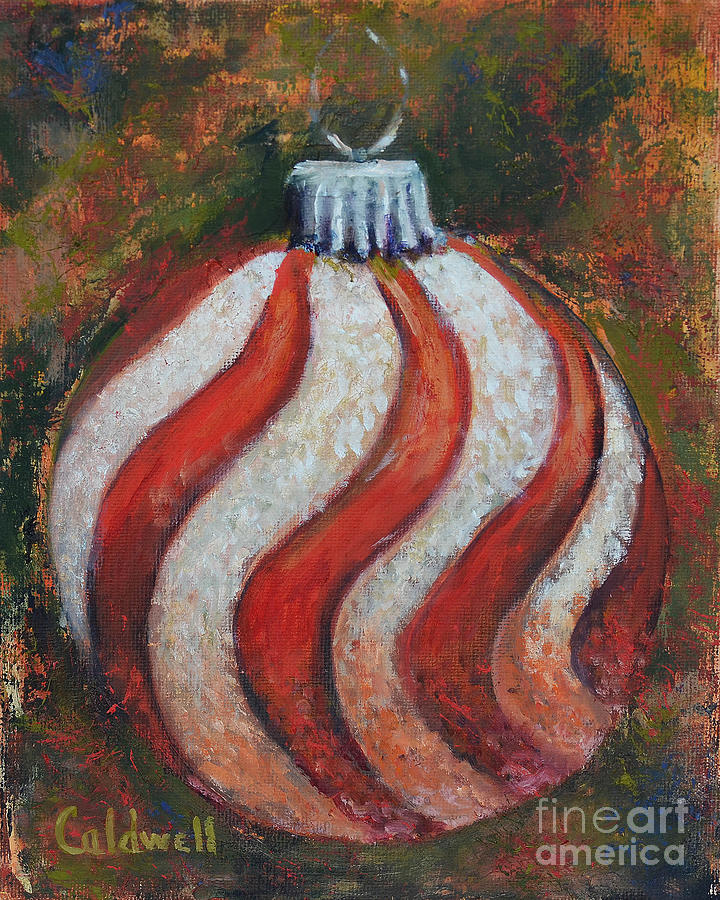 Christmas Bulb Painting by Patricia Caldwell
