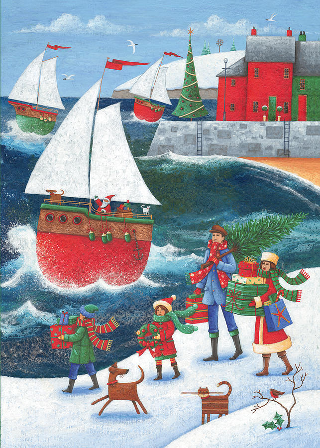 Christmas By The Sea Photograph by MGL Meiklejohn Graphics Licensing