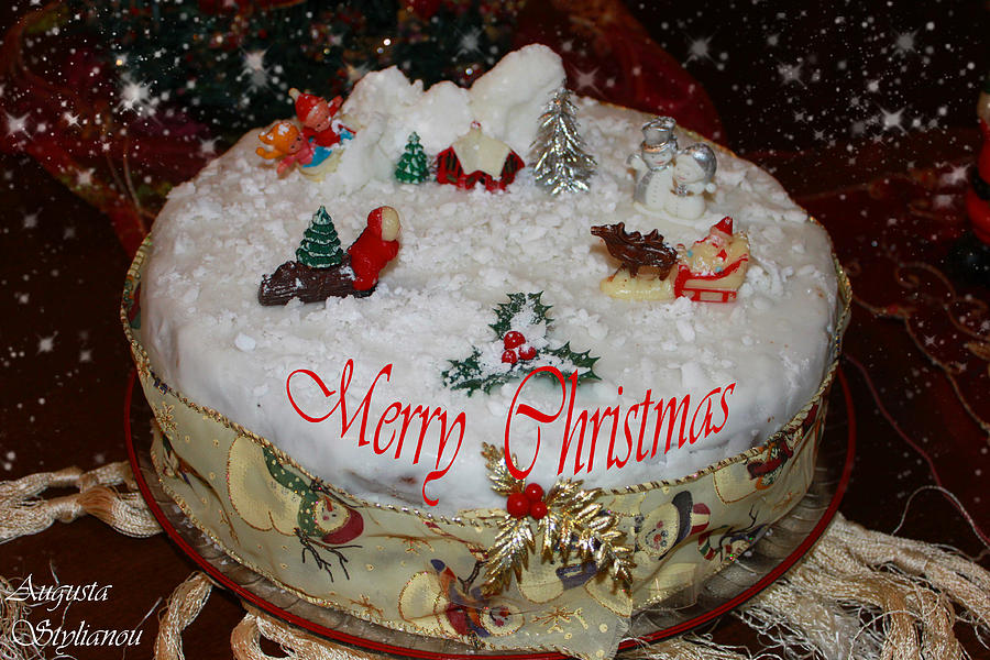 Christmas Cake Photograph by Augusta Stylianou
