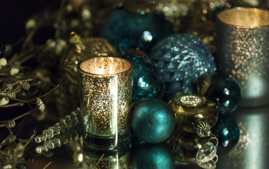 Christmas Candles Photograph by Amber Kresge