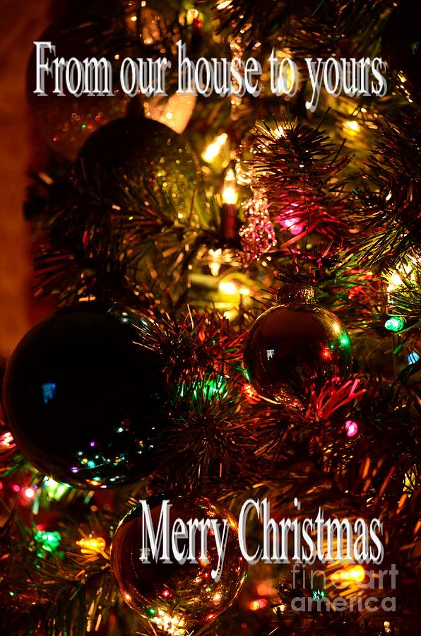 Christmas Photograph - Christmas Card 2 by Maria Urso