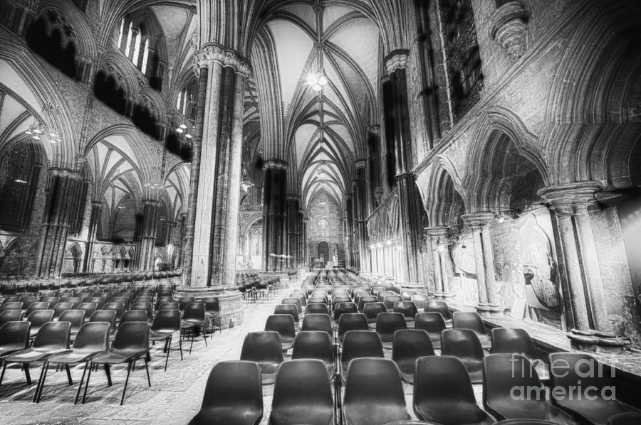 Architecture Photograph - Christmas Carol Day Lincoln Cathedral by Jack Torcello
