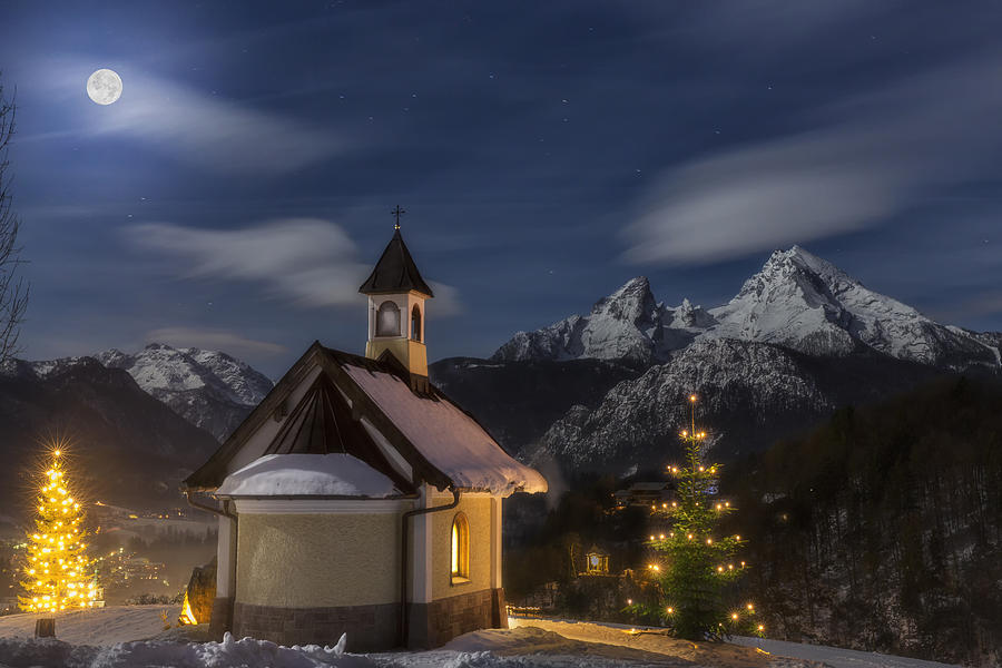 Christmas Chapel Photograph by DieterMeyrl