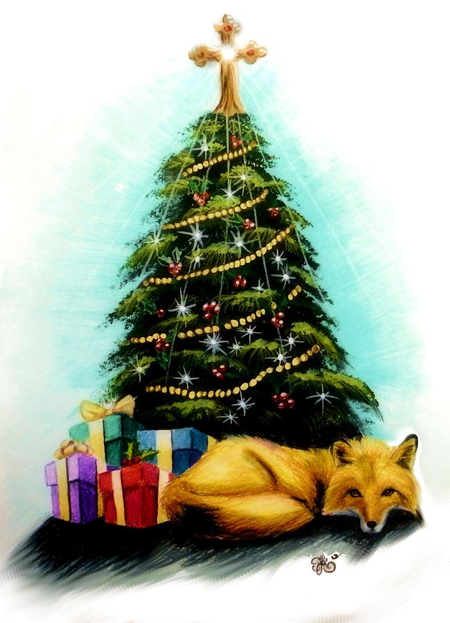 Christmas Commission Mixed Media by Scarlett Royale