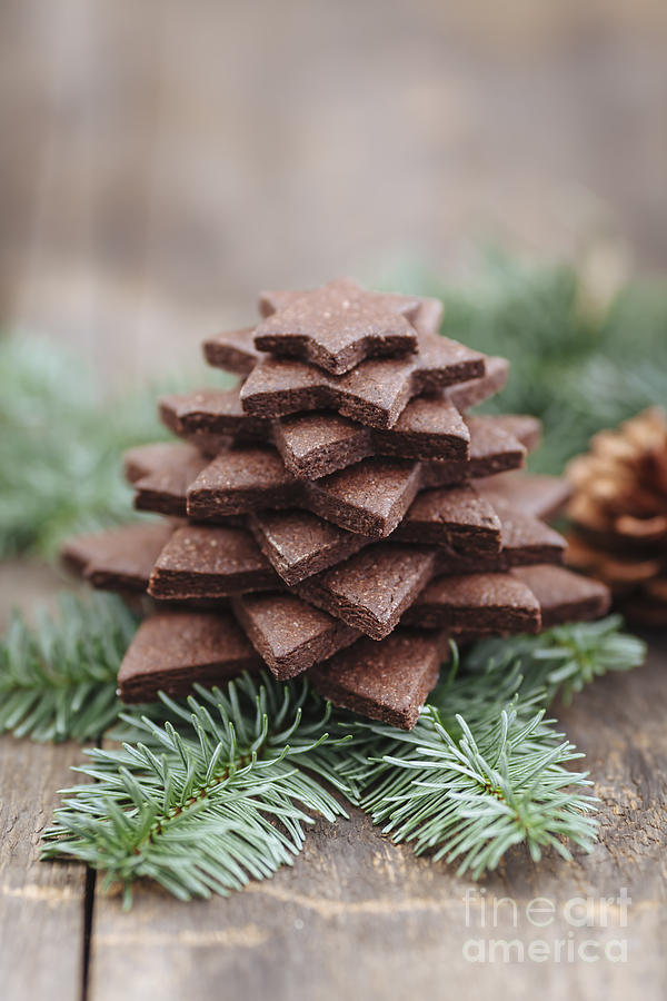 Christmas Photograph - Christmas cookies by Elisabeth Coelfen
