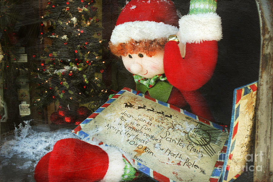Elf Photograph - Christmas Elf by Darren Fisher