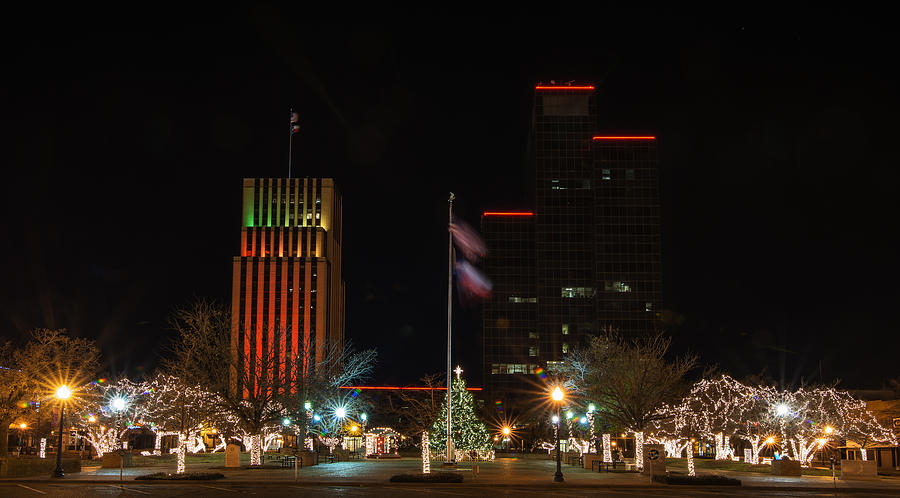 Christmas Eve In Tyler Texas Photograph