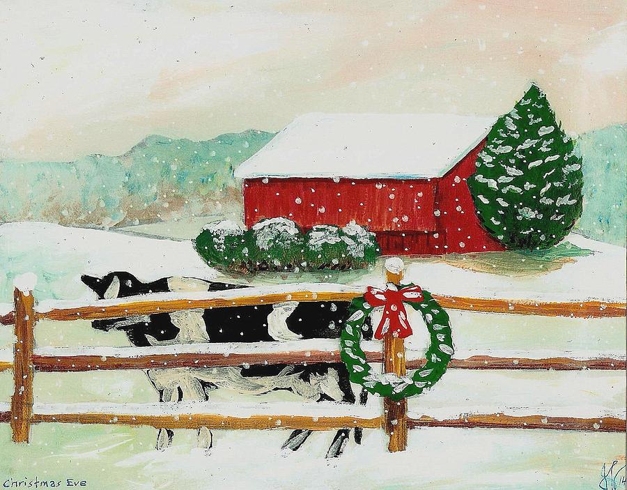 Christmas Eve Painting by Jim Harris