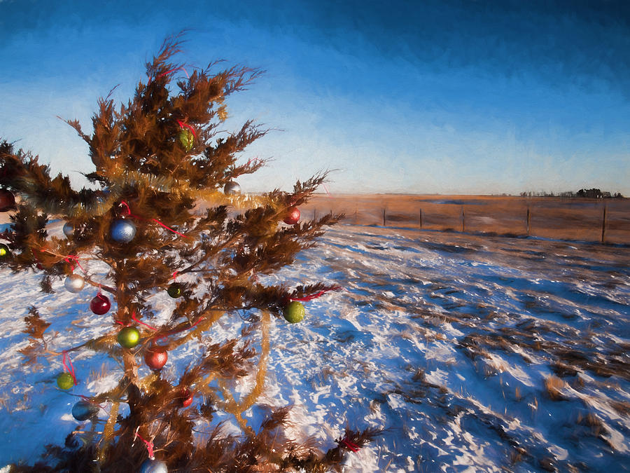 Christmas Eve on the Prairie Photograph by HW Kateley