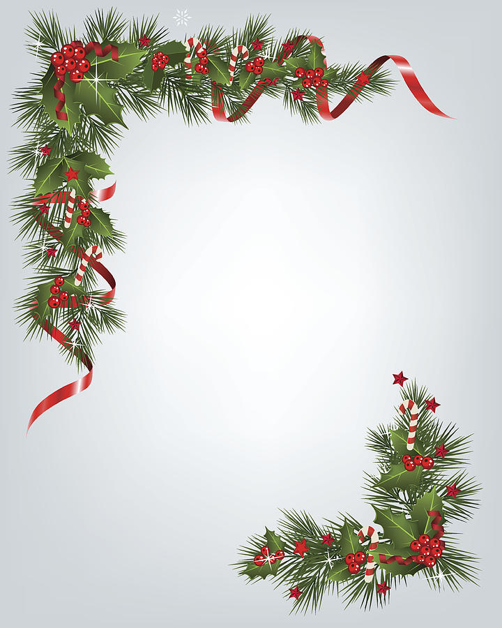 Christmas Garland Border by AndyOdo